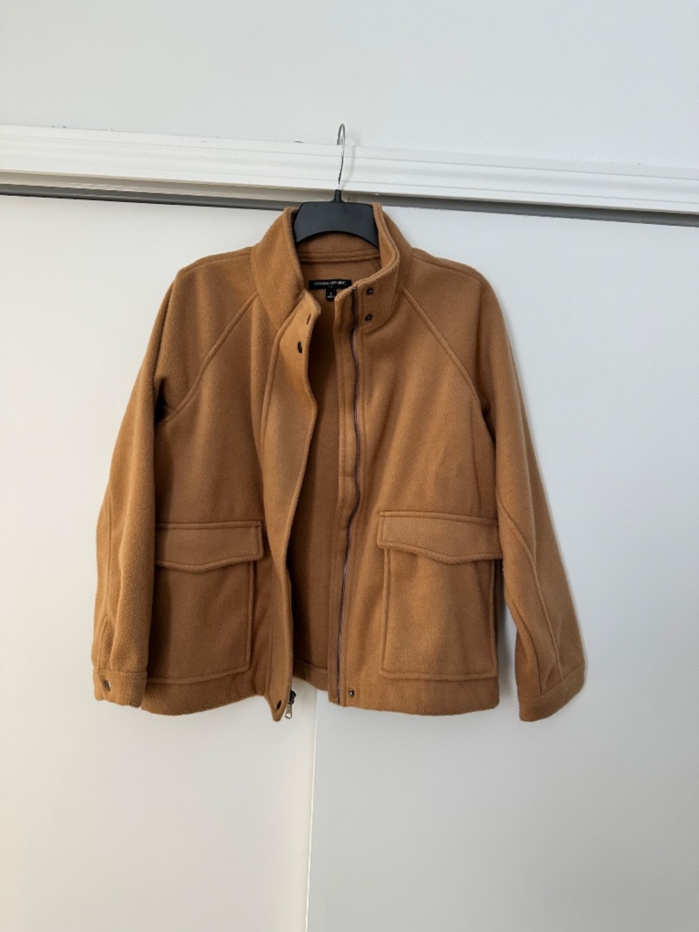 Banana Republic Brushed Short Jacket – Camel | Size S - Picture 3 of 8